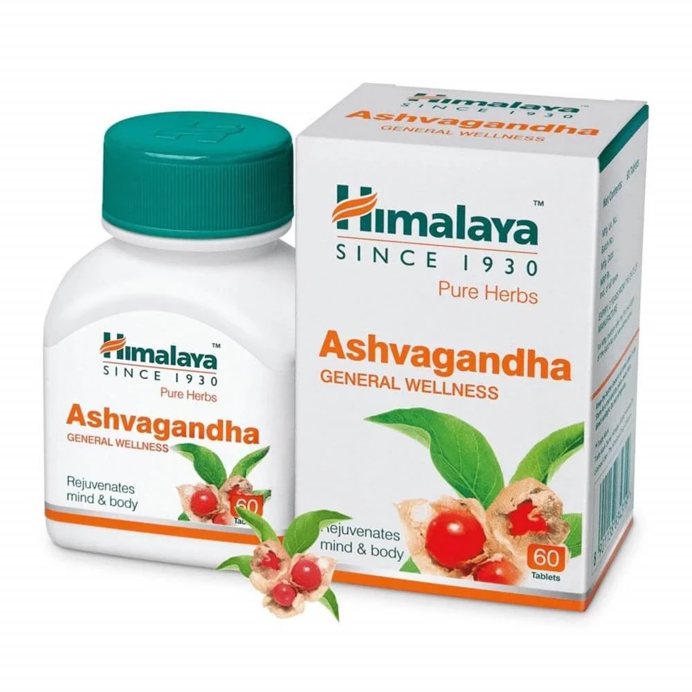 Himalaya Ashvagandha Tablets - General Wellness, 60 Tablets-2.webp